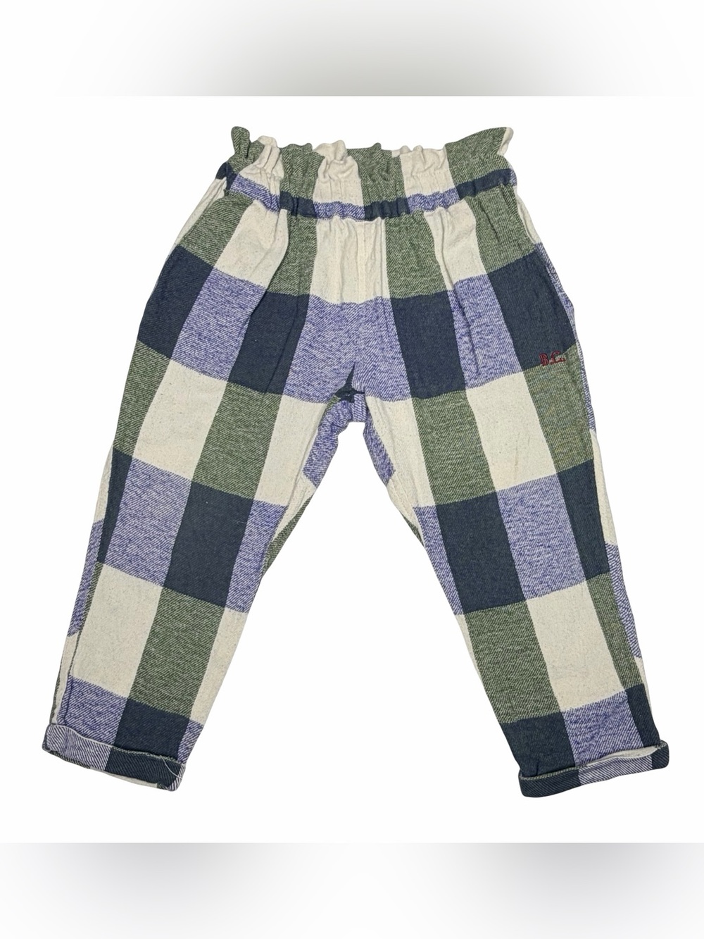 Bobo Choses Plaid Check Flannel Pants